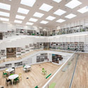 知识的螺旋体 瑞典Dalarna媒体图书馆设计欣赏
