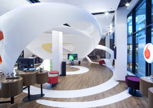 未来印象 Vodafone捷克旗舰店设计欣赏