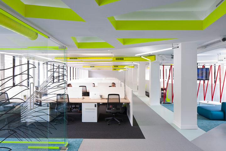时髦淡彩 伦敦Co-Work联合办公空间设计