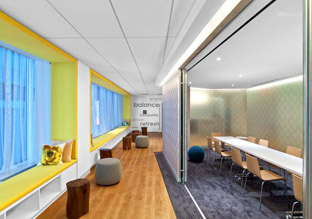 图形装置空间 Viacom纽约总部健康中心设计欣赏