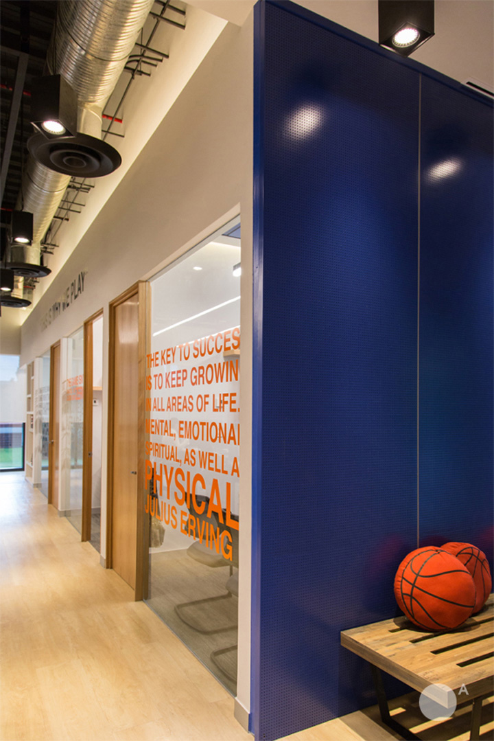 点击浏览大图 热力篮球 NBA墨西哥城办公设计欣赏