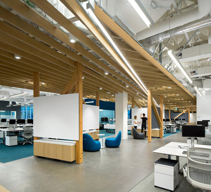 木之森林 旧百货大楼改造的微软加拿大总部设计欣赏