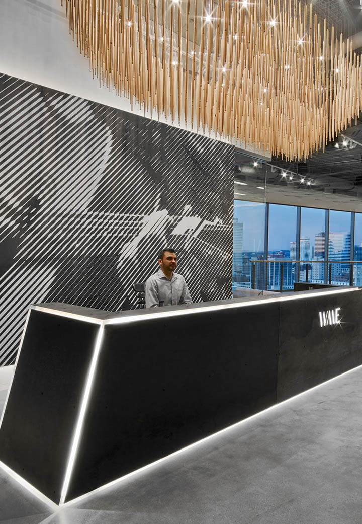 黑白潮酷 娱乐体育巨头WME纳什维尔办公设计欣赏