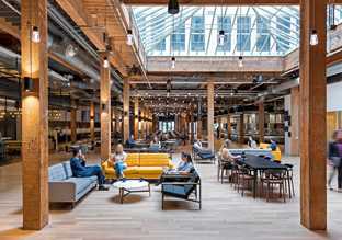 空间物语 Adobe旧金山总部之多元咖啡餐厅设计欣赏