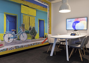 巧颜令“色”之一 澳大利亚网上支付Zip Money悉尼办公室设计欣赏