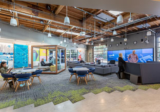 办公空间的探索与实践 LinkedIn领英硅谷办公设计欣赏