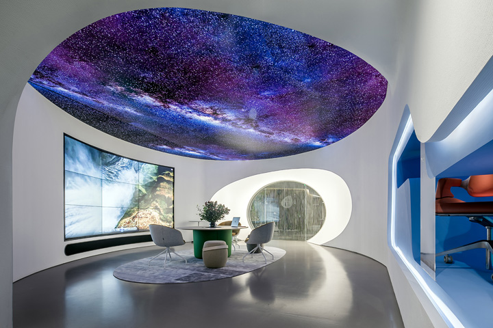 自然与科技感 海太欧林家具北京展厅与办公设计欣赏