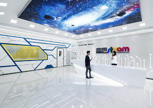 科幻空间 高思教育集团北京STEAM教育大厦办公设计欣赏