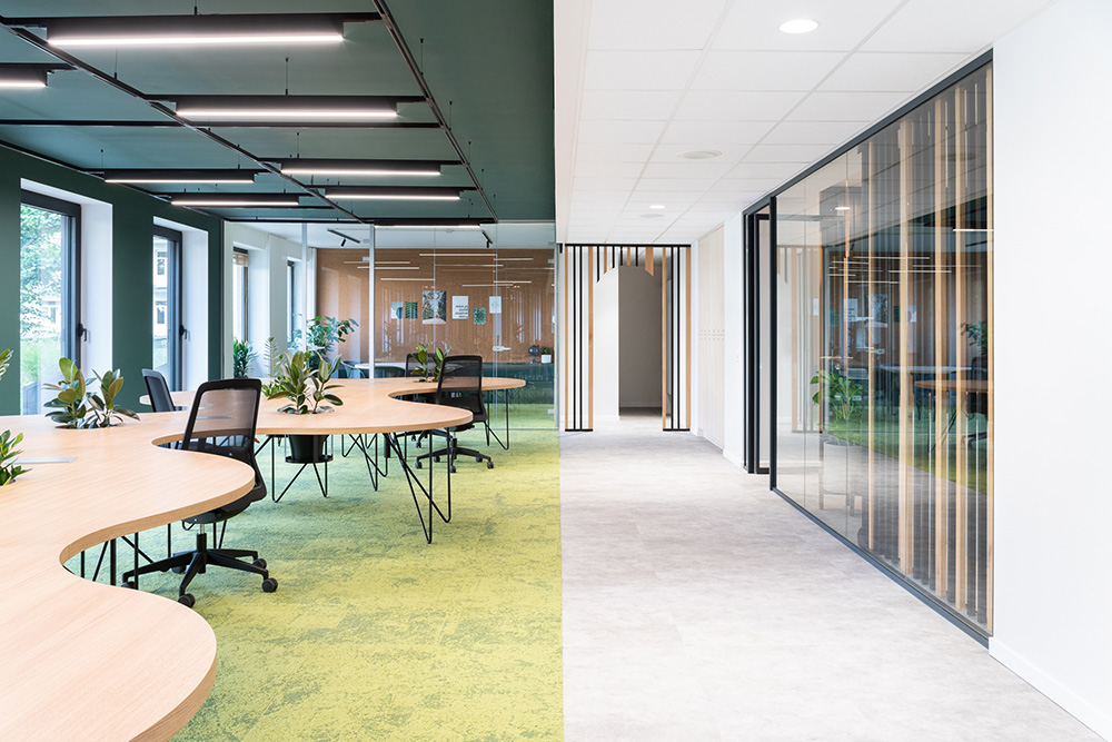 绿色森林 比利时布鲁塞尔工商会BECI办公室改造设计欣赏