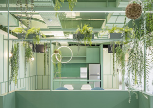 草长莺飞 韩国农业公司Greengrass清新唯美的办公室设计