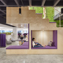 紫色摩登 联邦信用合作社Kinecta洛杉矶办公设计欣赏