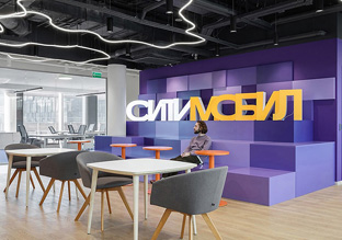 流光溢彩 网约车平台CityMobil莫斯科办公设计欣赏
