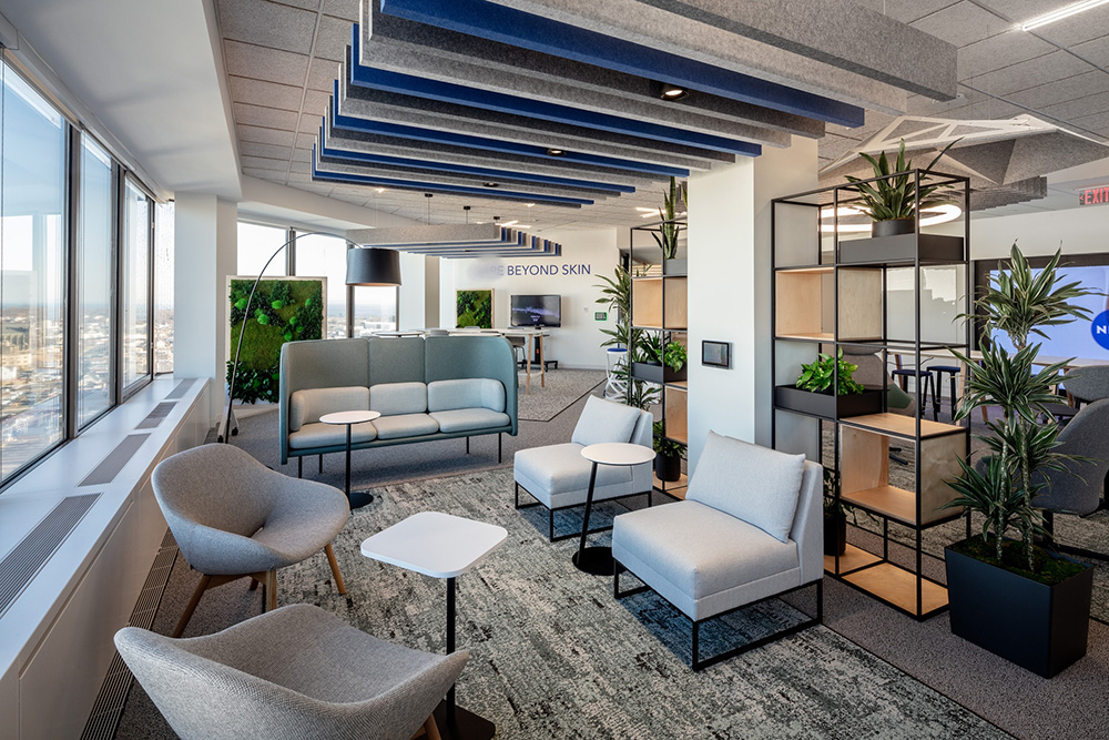 点击浏览大图 蓝色优雅 百年护肤集团Beiersdorf美国总部设计欣赏