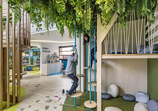 森林奇境 CREA Newman学校开放多元创新设计欣赏