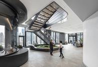 金融服务公司纽约总部办公 楼梯
