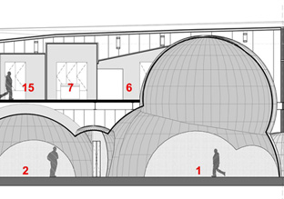墨西哥新雀巢集团大楼（2）平立面设计图