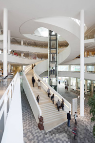 荷兰Stadshuis新市政文化中心楼梯